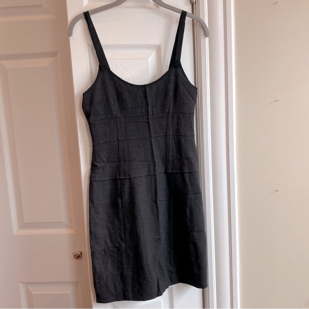 Theory lightweight wool tailored mini dress